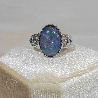 Vintage Mystical Opal Ring