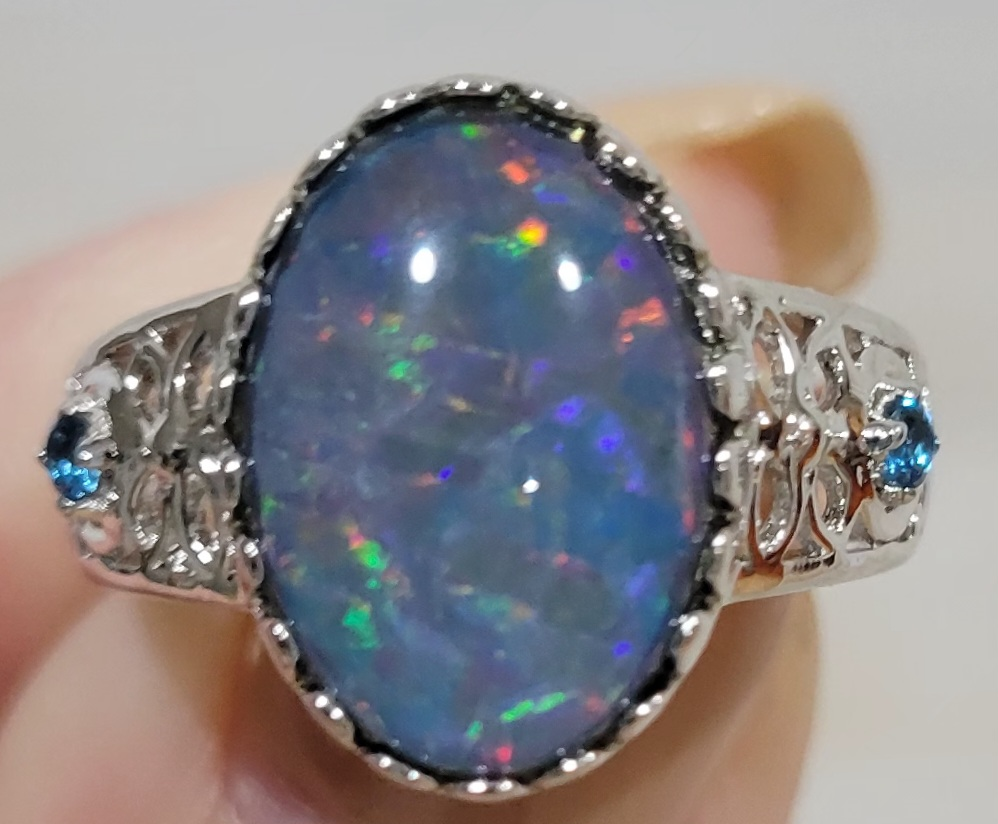 Vintage Mystical Opal Ring